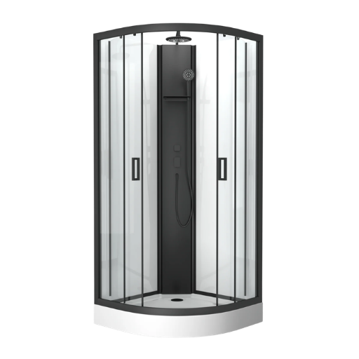 Aurlane Douchecabine Pepper 3 85x85 zwart