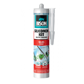 Bison siliconenkit glas 310ml