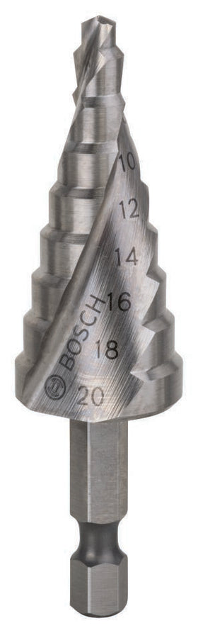Bosch Blauw Trappenboor HSS 4-20 mm zeskant