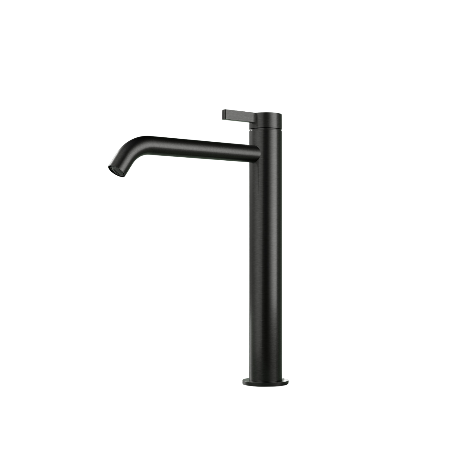 Hotbath Ace AC003H wastafelkraan hoog - geborsteld zwart