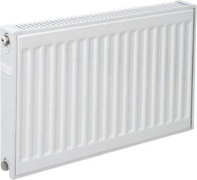 Plieger Compact Paneelradiator Type 11 - Geribbelde voorplaat - 60 x 100 cm - Wit