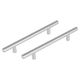 Differnz Amsterdam mat chroom Roestvrij staal Hartafstand 128 mm 2 stuks