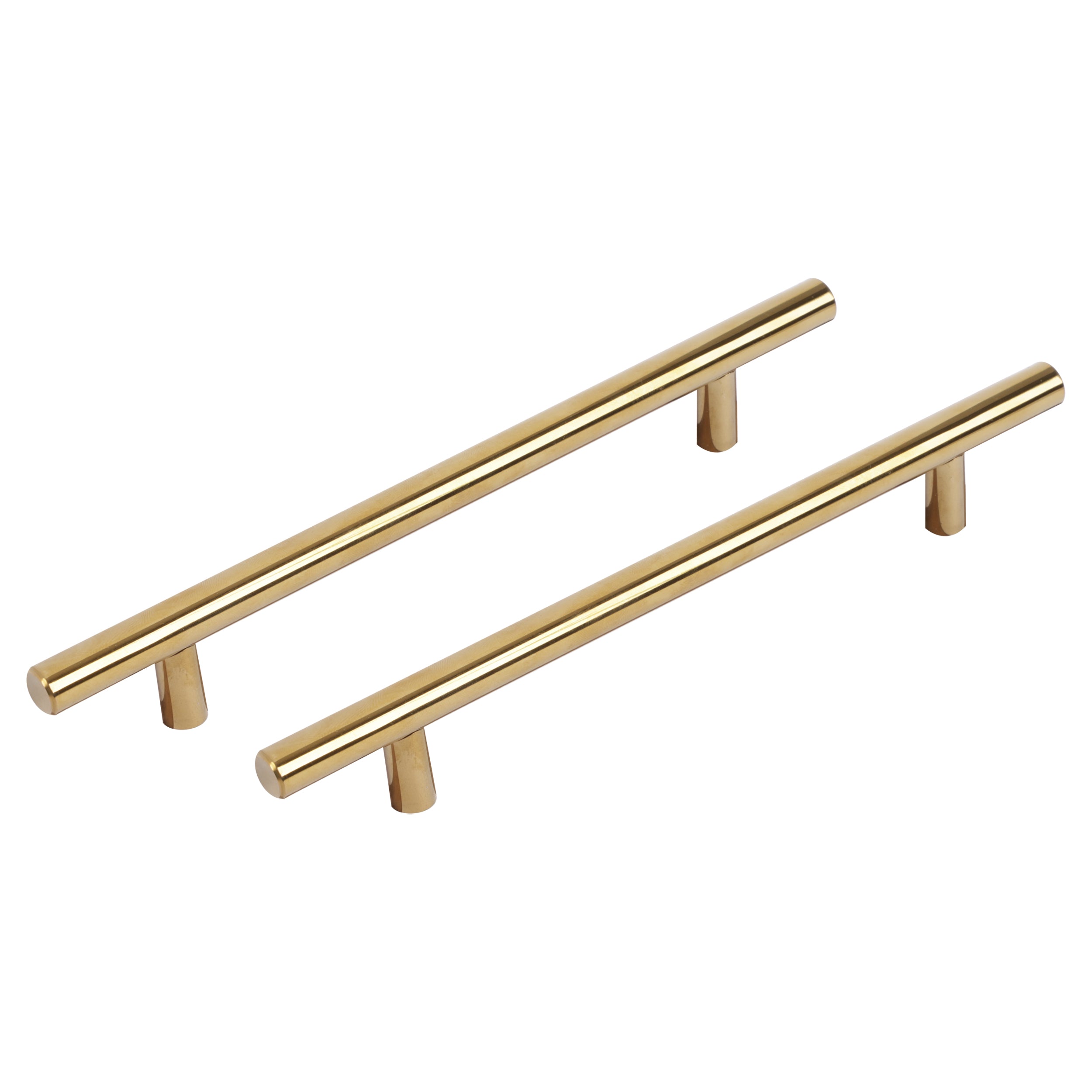 Differnz Amsterdam geborsteld goud Roestvrij staal Hartafstand 160 mm 2 stuks