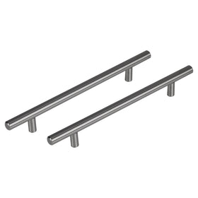 Differnz Amsterdam gun metal Roestvrij staal Hartafstand 160 mm 2 stuks