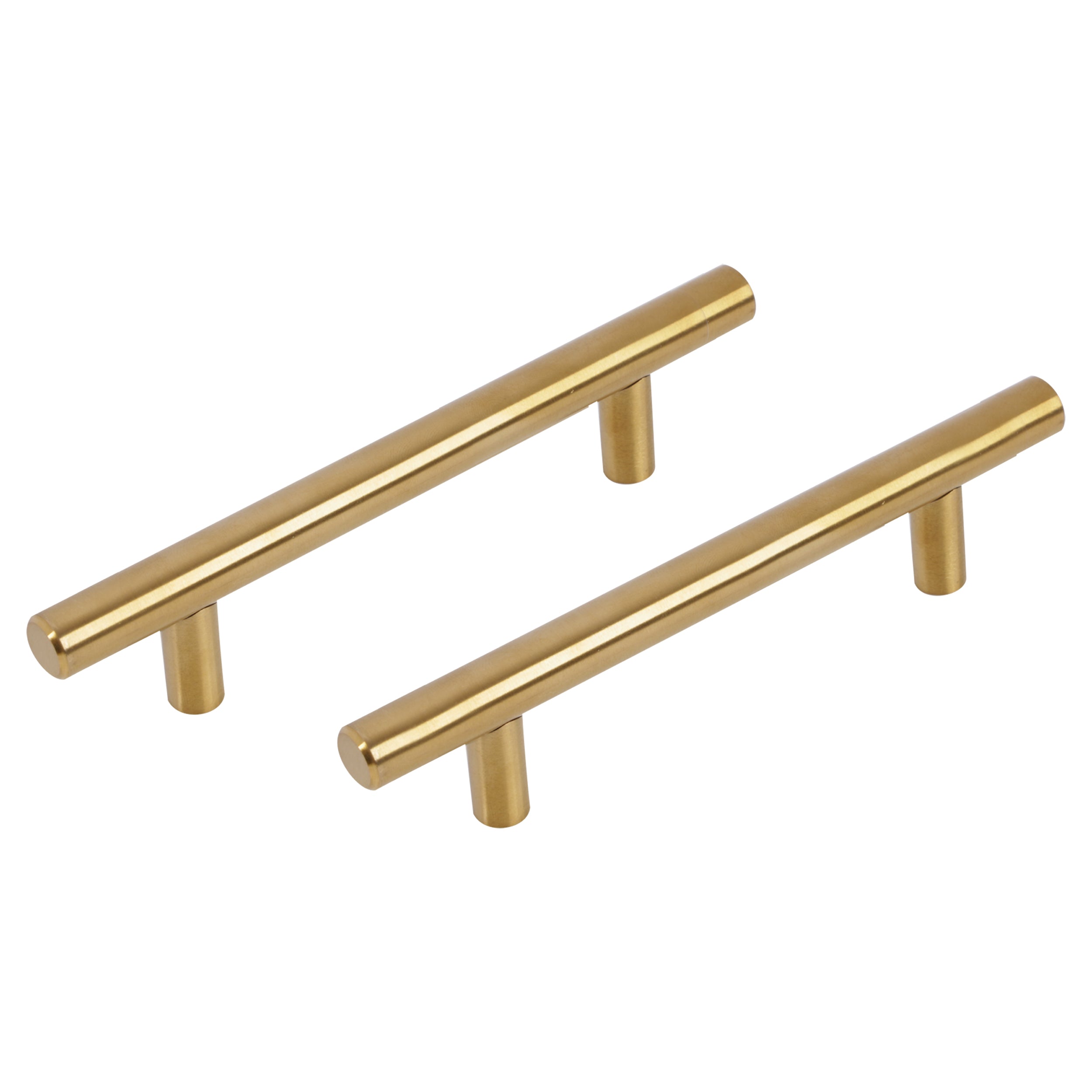 Differnz Amsterdam geborsteld goud Roestvrij staal Hartafstand 96 mm 2 stuks