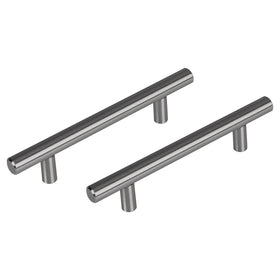 Differnz Amsterdam gun metal Roestvrij staal Hartafstand 96 mm 2 stuks