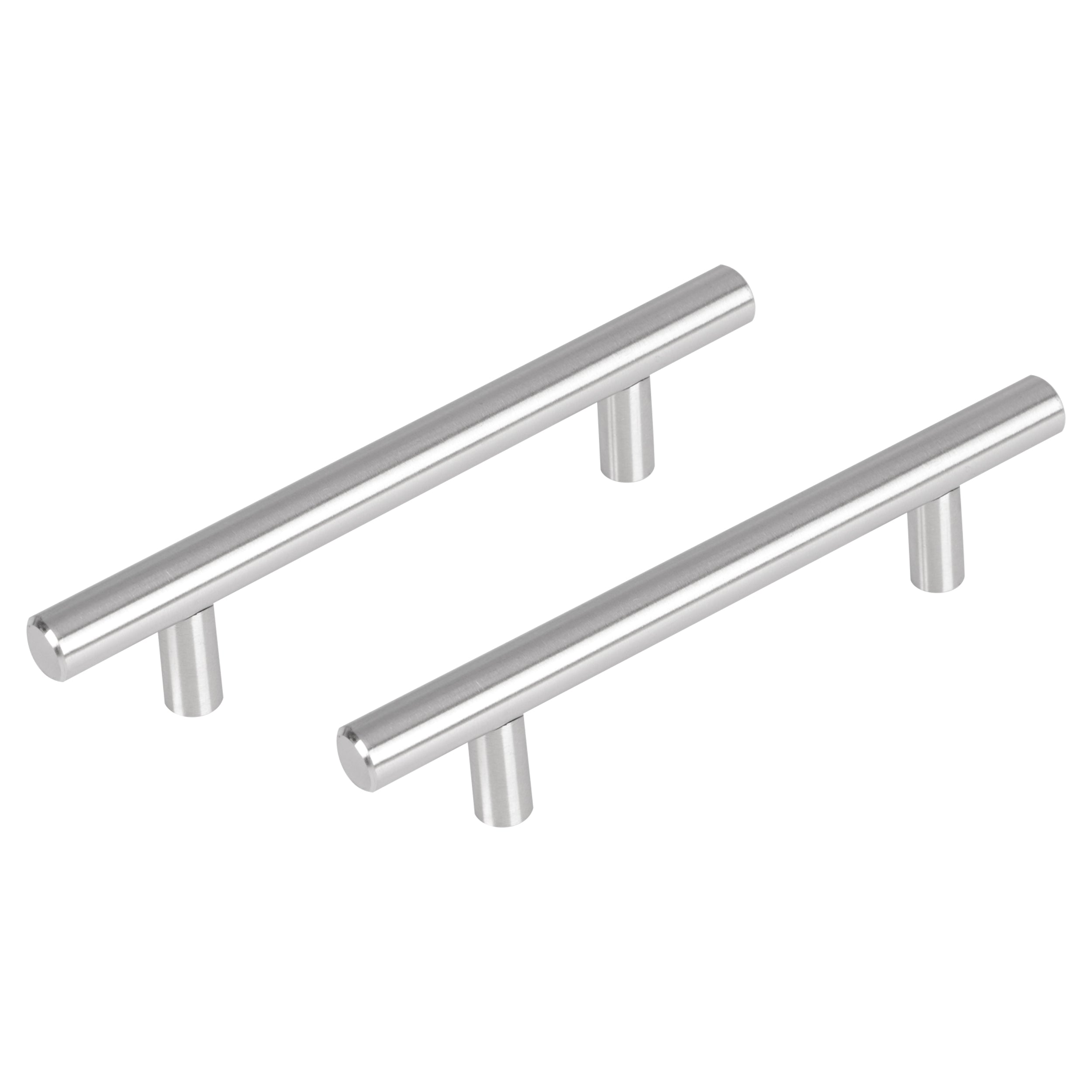 Differnz Amsterdam mat chroom Roestvrij staal Hartafstand 96 mm 2 stuks