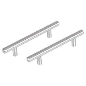 Differnz Amsterdam mat chroom Roestvrij staal Hartafstand 96 mm 2 stuks