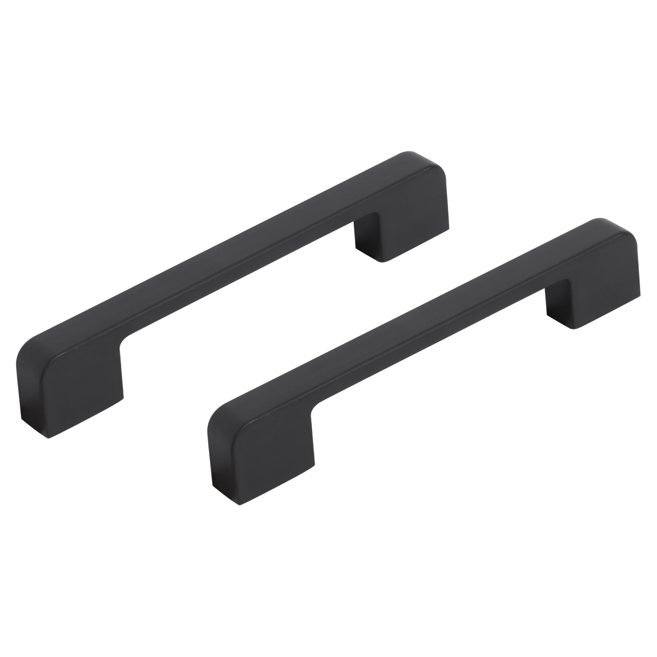 Differnz Den Haag mat zwart Zink Hartafstand 128 mm 2 stuks