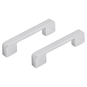 Differnz Den Haag mat chroom Zink Hartafstand 96 mm 2 stuks