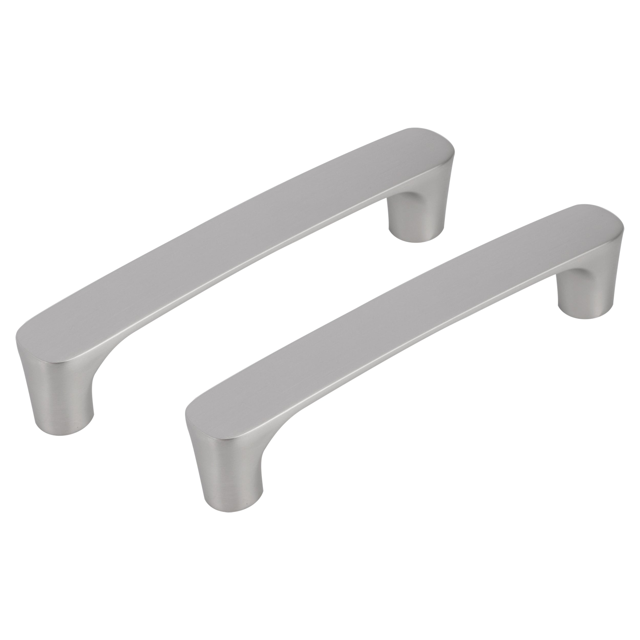 Differnz Eindhoven mat chroom Zink Hartafstand 128 mm 2 stuks