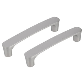 Differnz Eindhoven mat chroom Zink Hartafstand 128 mm 2 stuks
