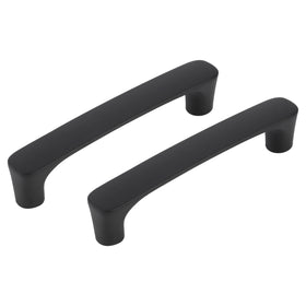 Differnz Eindhoven mat zwart Zink Hartafstand 128 mm 2 stuks