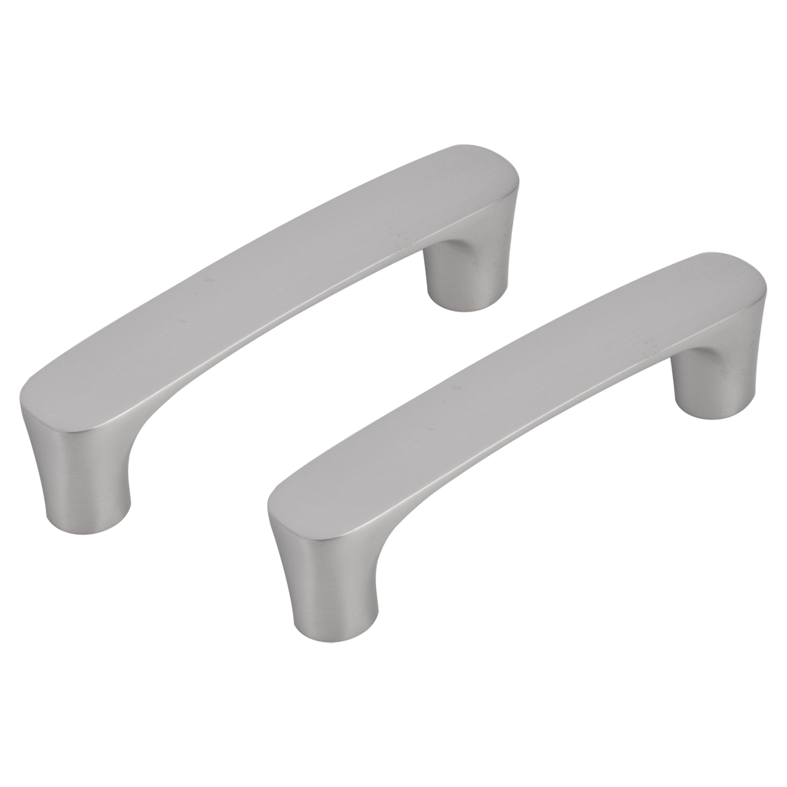 Differnz Eindhoven mat chroom Zink Hartafstand 96 mm 2 stuks