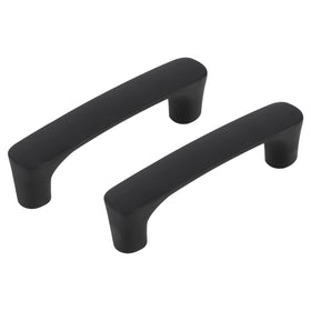 Differnz Eindhoven mat zwart Zink Hartafstand 96 mm 2 stuks