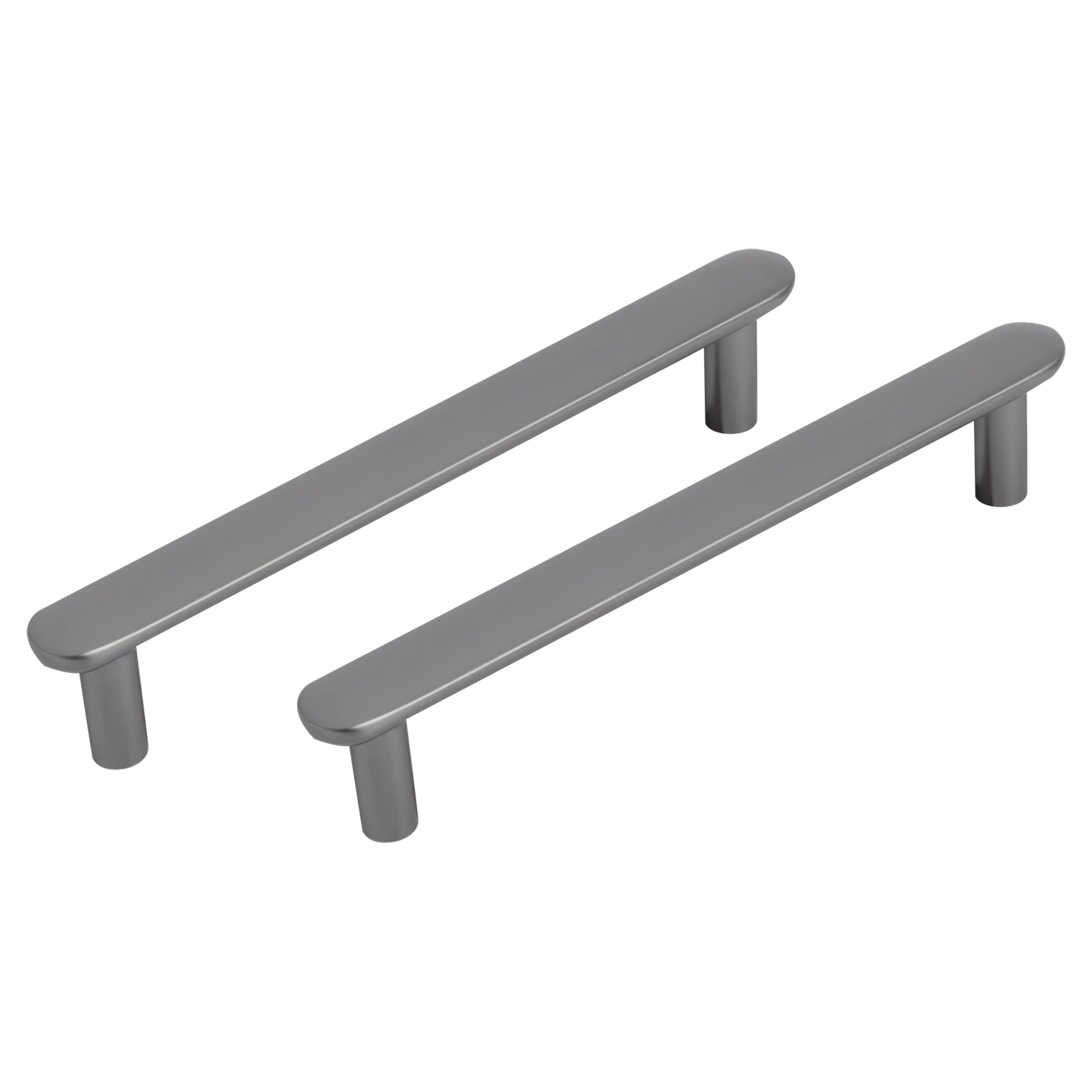 Differnz Eindhoven gun metal Zink Hartafstand 128 mm 2 stuks