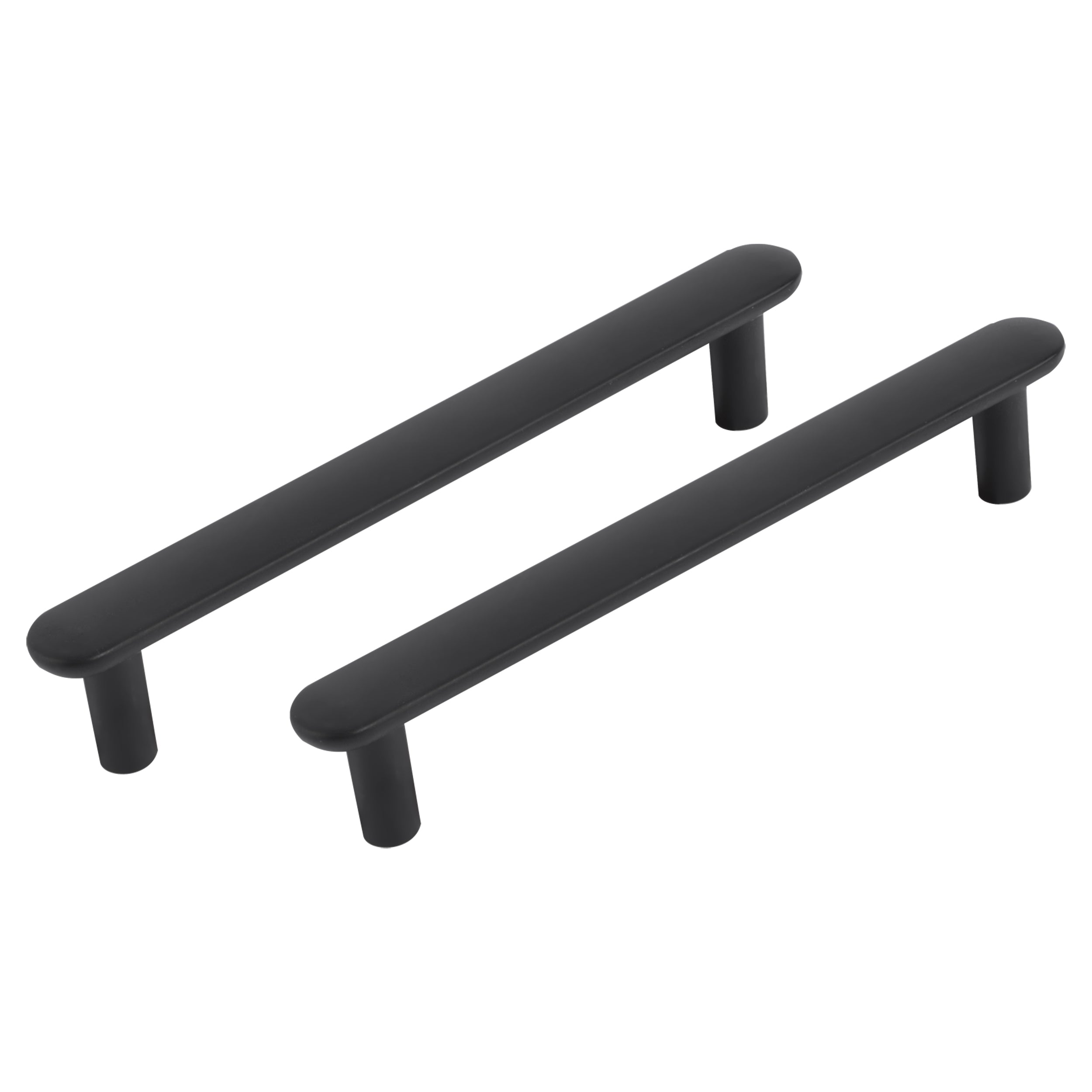 Differnz Eindhoven mat zwart Zink Hartafstand 128 mm 2 stuks