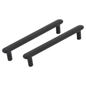Differnz Eindhoven mat zwart Zink Hartafstand 128 mm 2 stuks