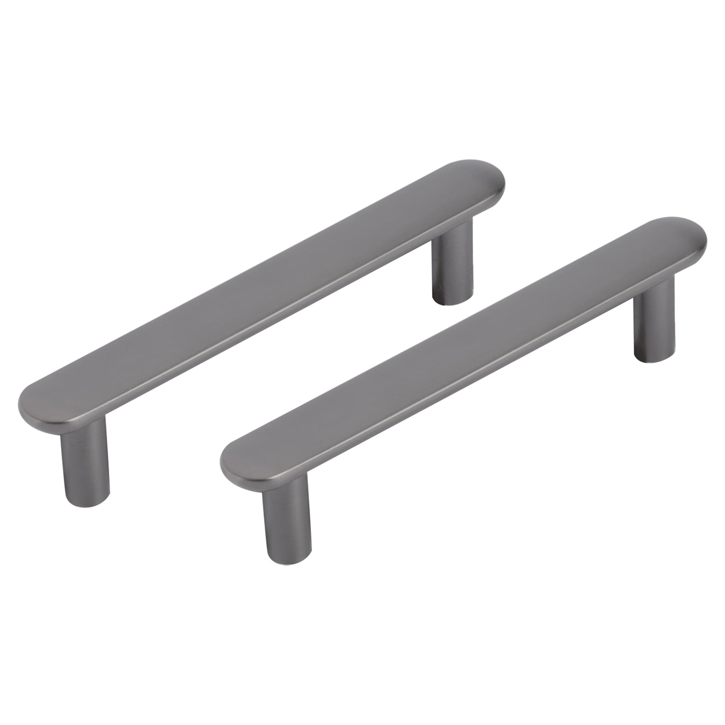 Differnz Eindhoven gun metal Zink Hartafstand 96 mm 2 stuks