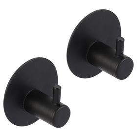 Differnz Garderobehaken 2 stuks mat zwart LxWXH 45mm x 30mm x 45mm mm