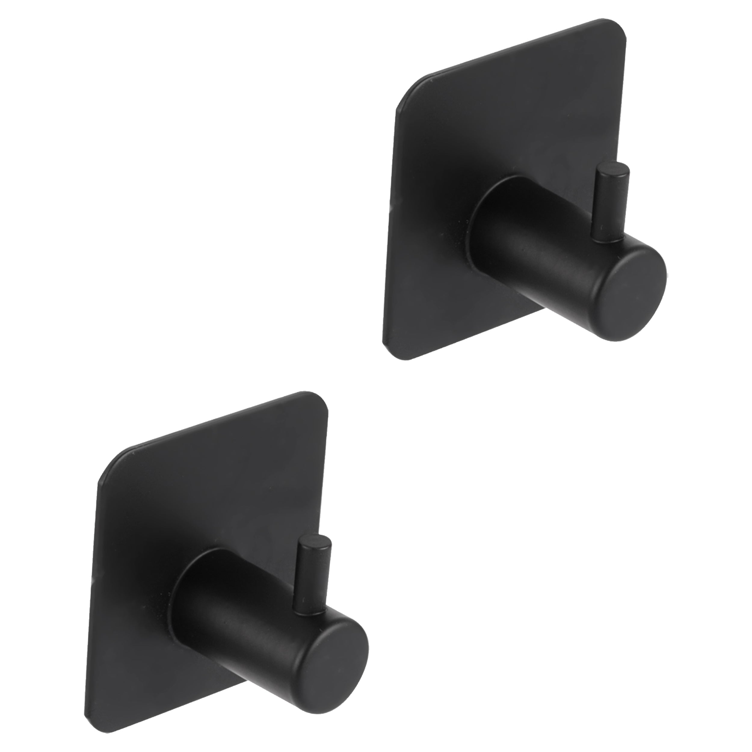 Differnz Garderobehaken 2 stuks mat zwart LxWXH 45mm x 30mm x 45mm mm