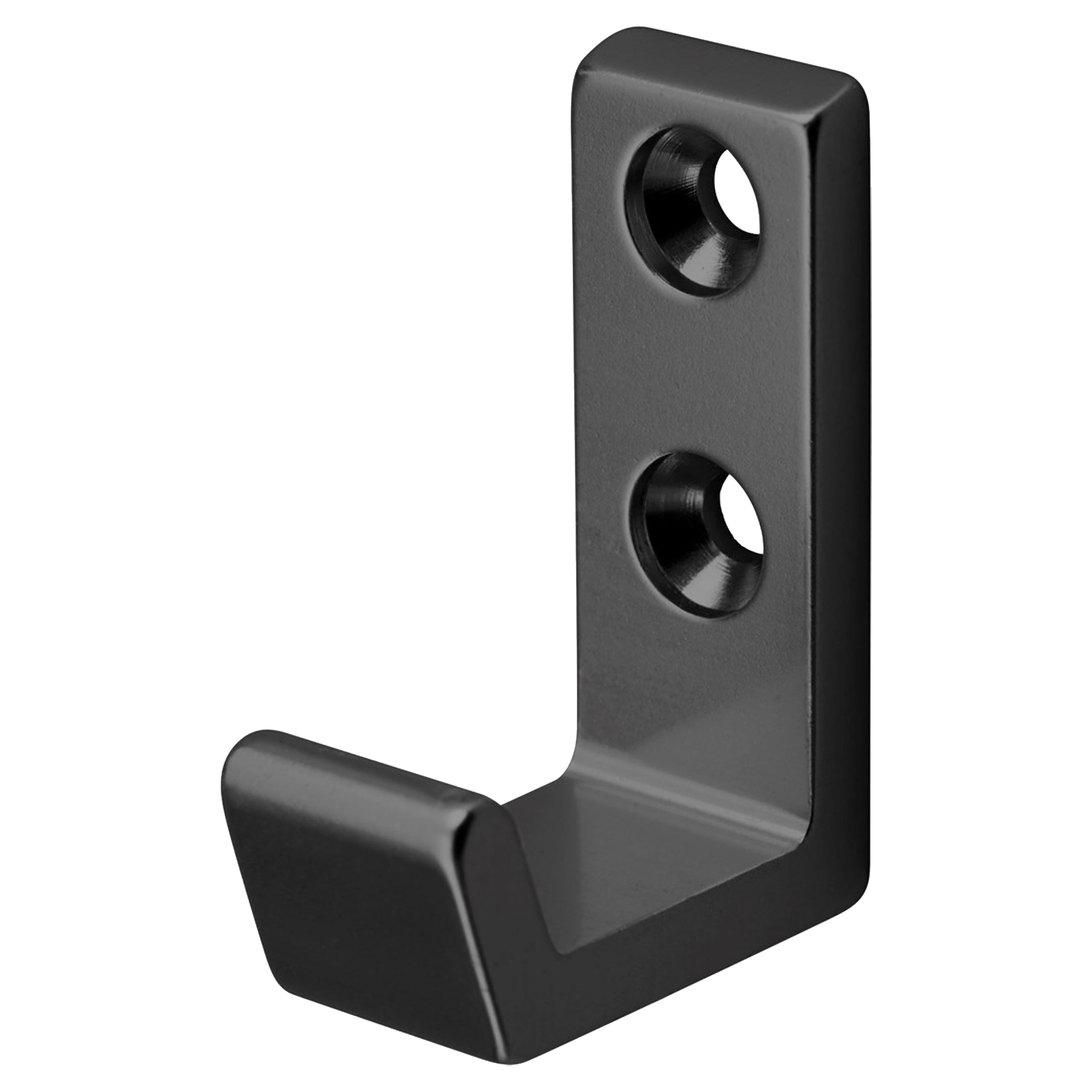 Differnz handdoekhaak recht mat zwart