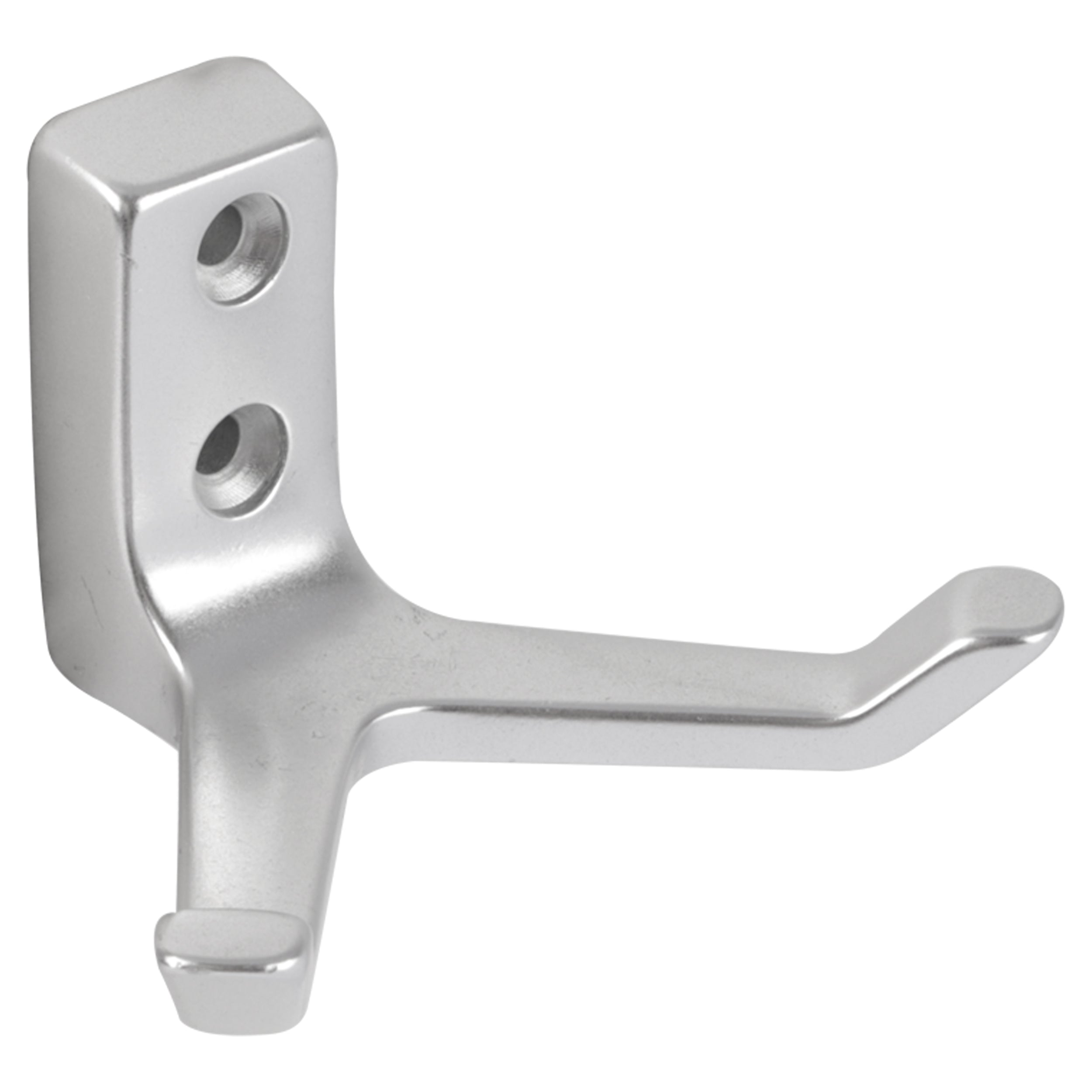 Differnz jashaak 2 haken dubbel aluminium F1 zilver