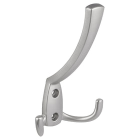 Differnz Garderobehaak 1 stuk mat chroom LxWXH 125 x 77 x 62 mm