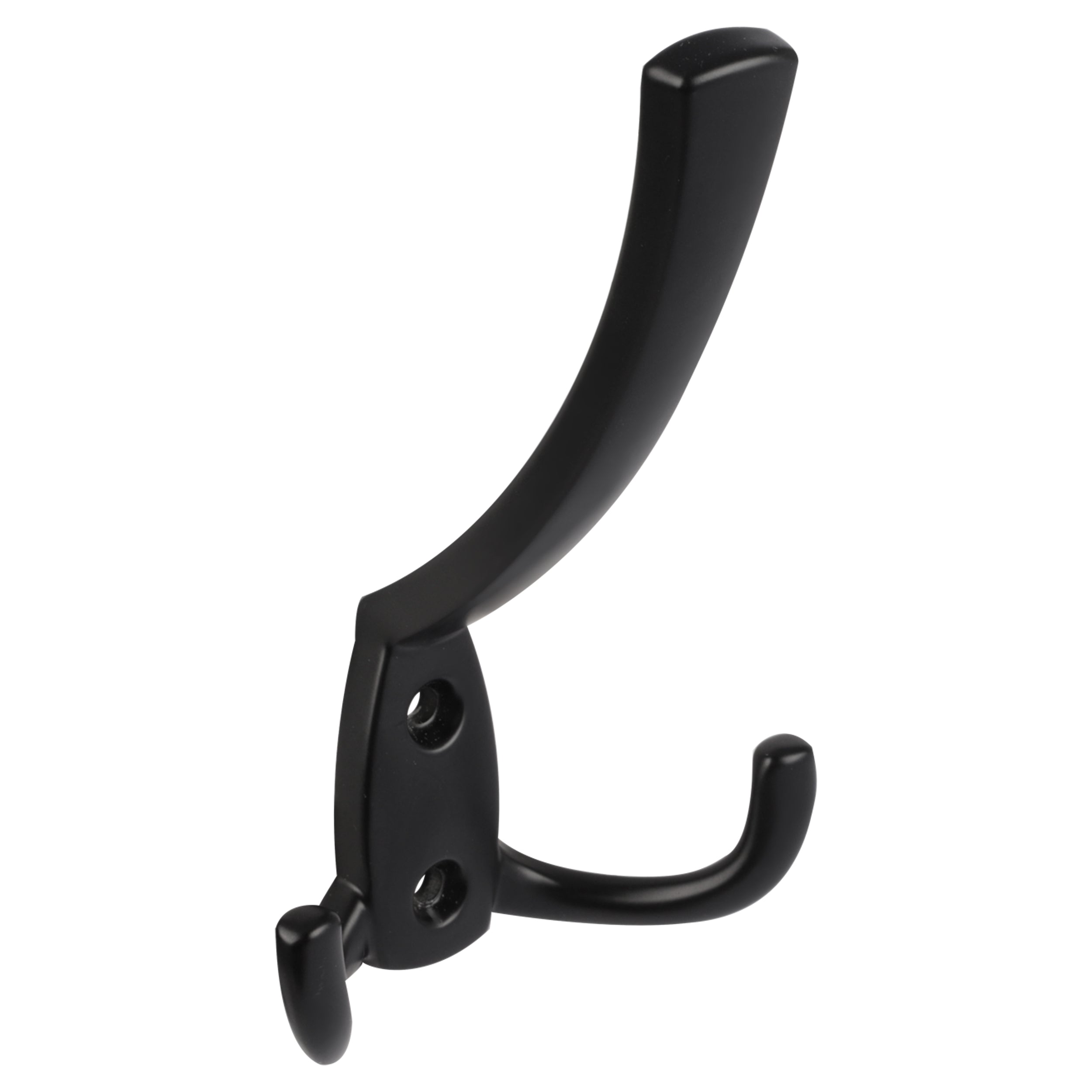 Differnz Garderobehaak 1 stuk mat zwart LxWXH 125 x 77 x 62 mm