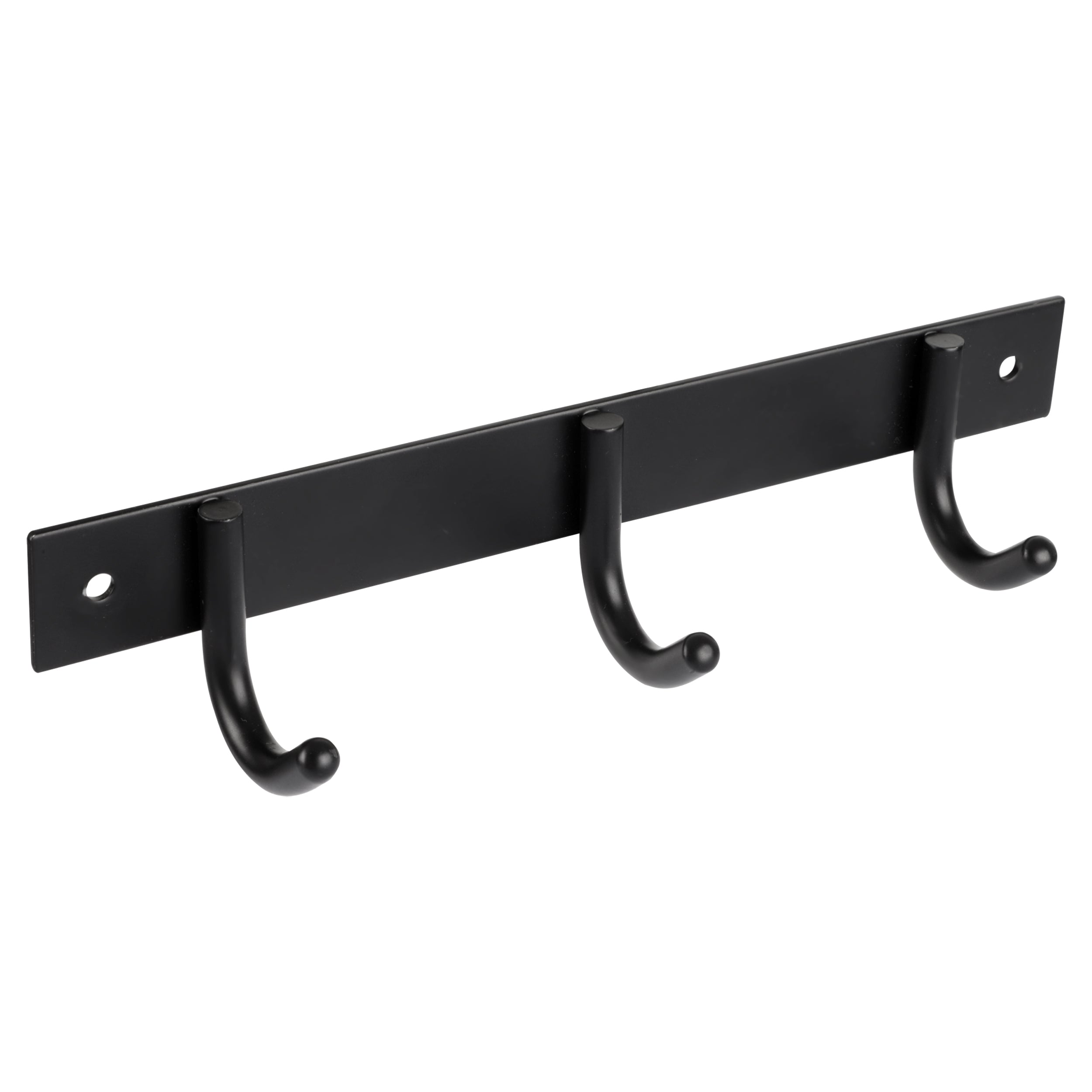 Differnz Kapstok 3 haken RVS201 mat zwart LxBXH 200 45 36 mm