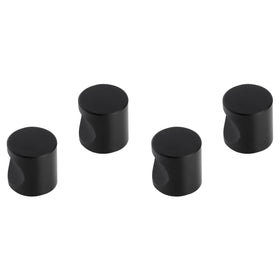 Differnz meubelknop cilinder 20 mm mat zwart 4 stuks
