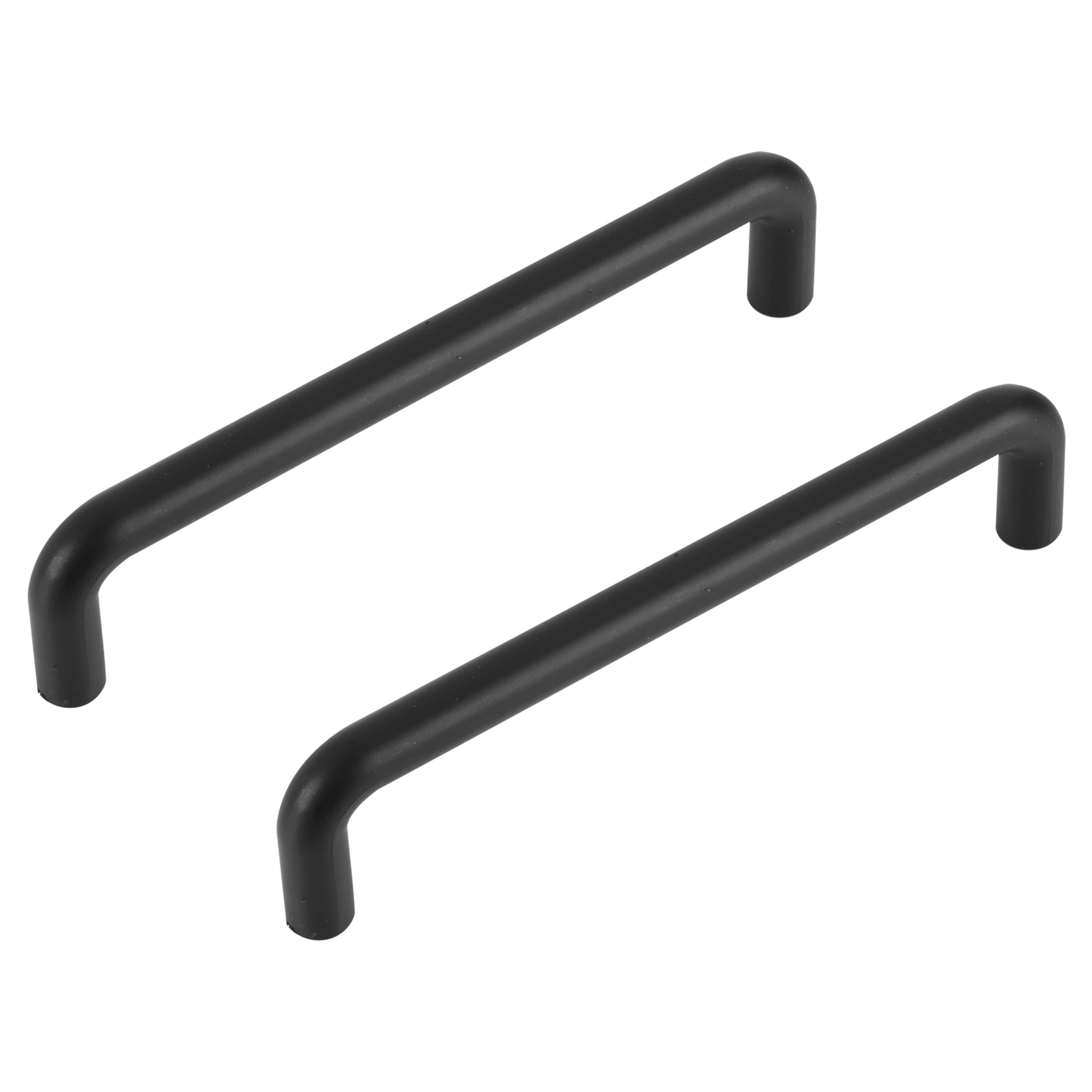 Differnz mat zwart Nylon Hartafstand 128 mm 2 stuks