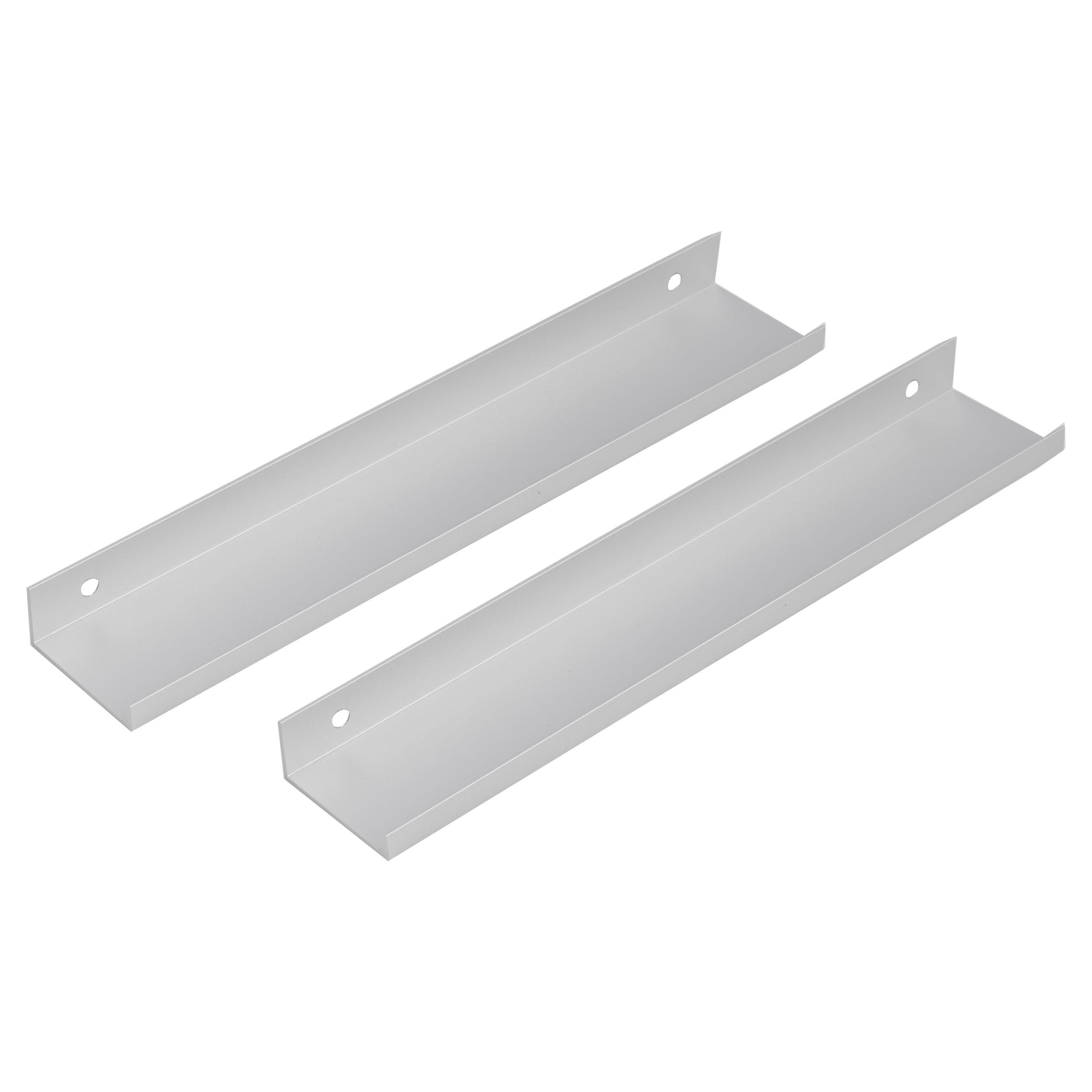 Differnz mat chroom Aluminium Hartafstand 160 mm 2 stuks