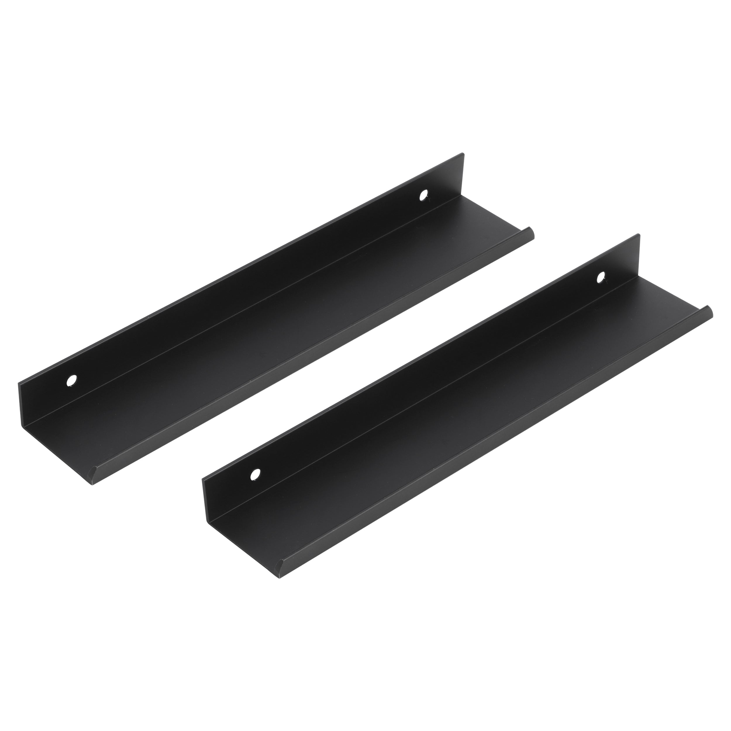 Differnz mat zwart Aluminium Hartafstand 160 mm 2 stuks