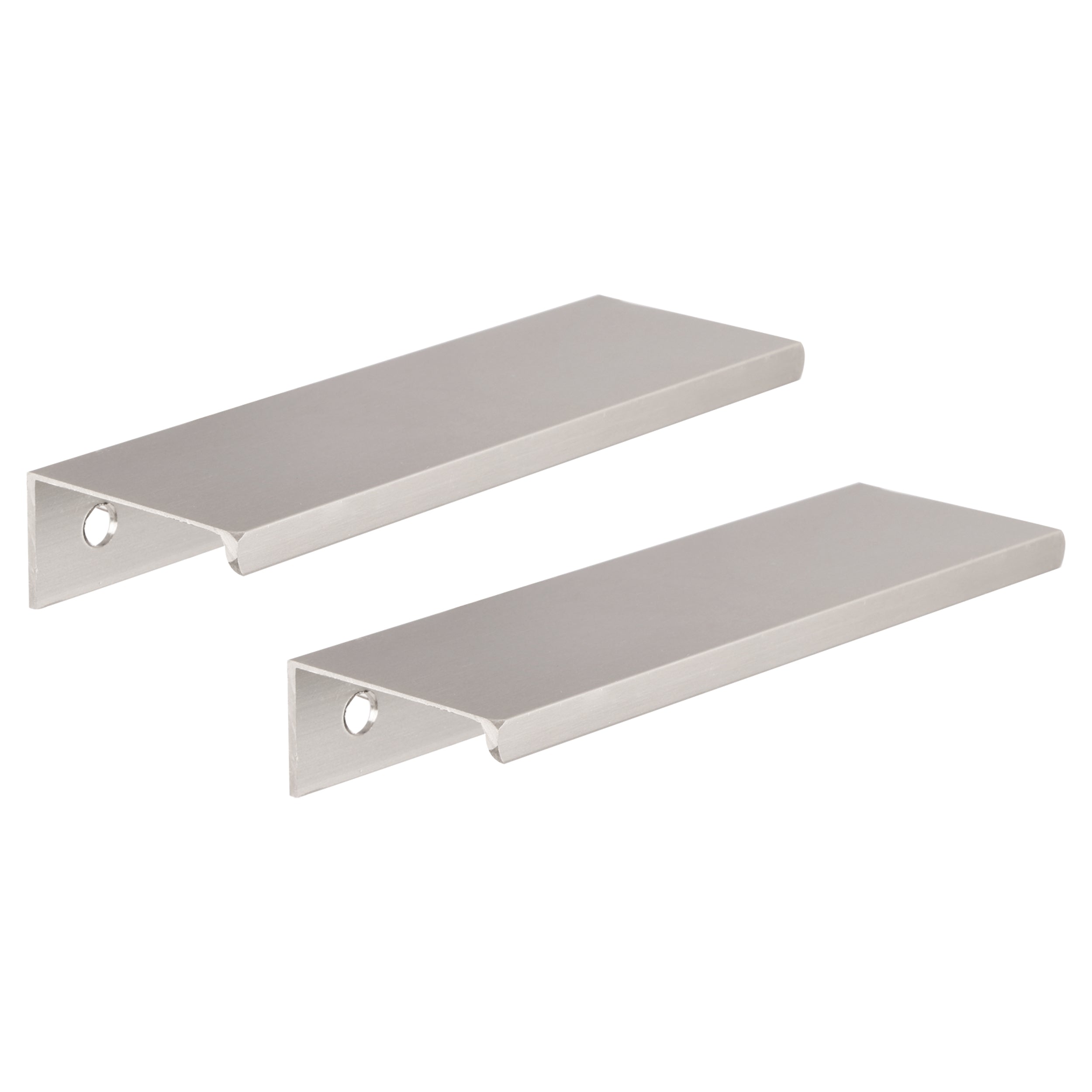 Differnz mat chroom Aluminium Hartafstand 96 mm 2 stuks