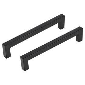 Differnz mat zwart Roestvrij staal Hartafstand 160 mm 2 stuks