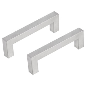 Differnz mat chroom Roestvrij staal Hartafstand 96 mm 2 stuks