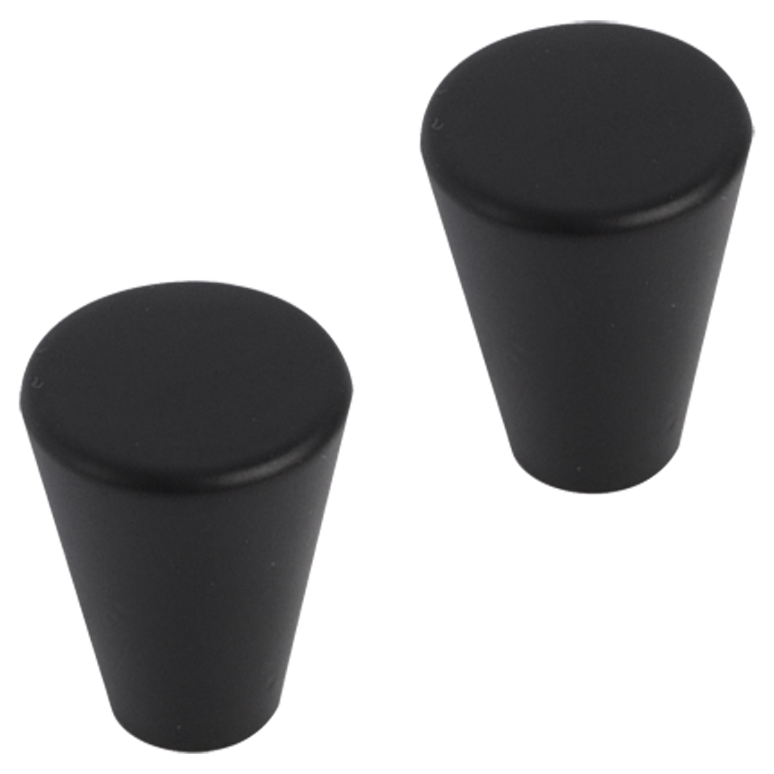 Differnz meubelknop Rotterdam 20 mm mat zwart 2 stuks