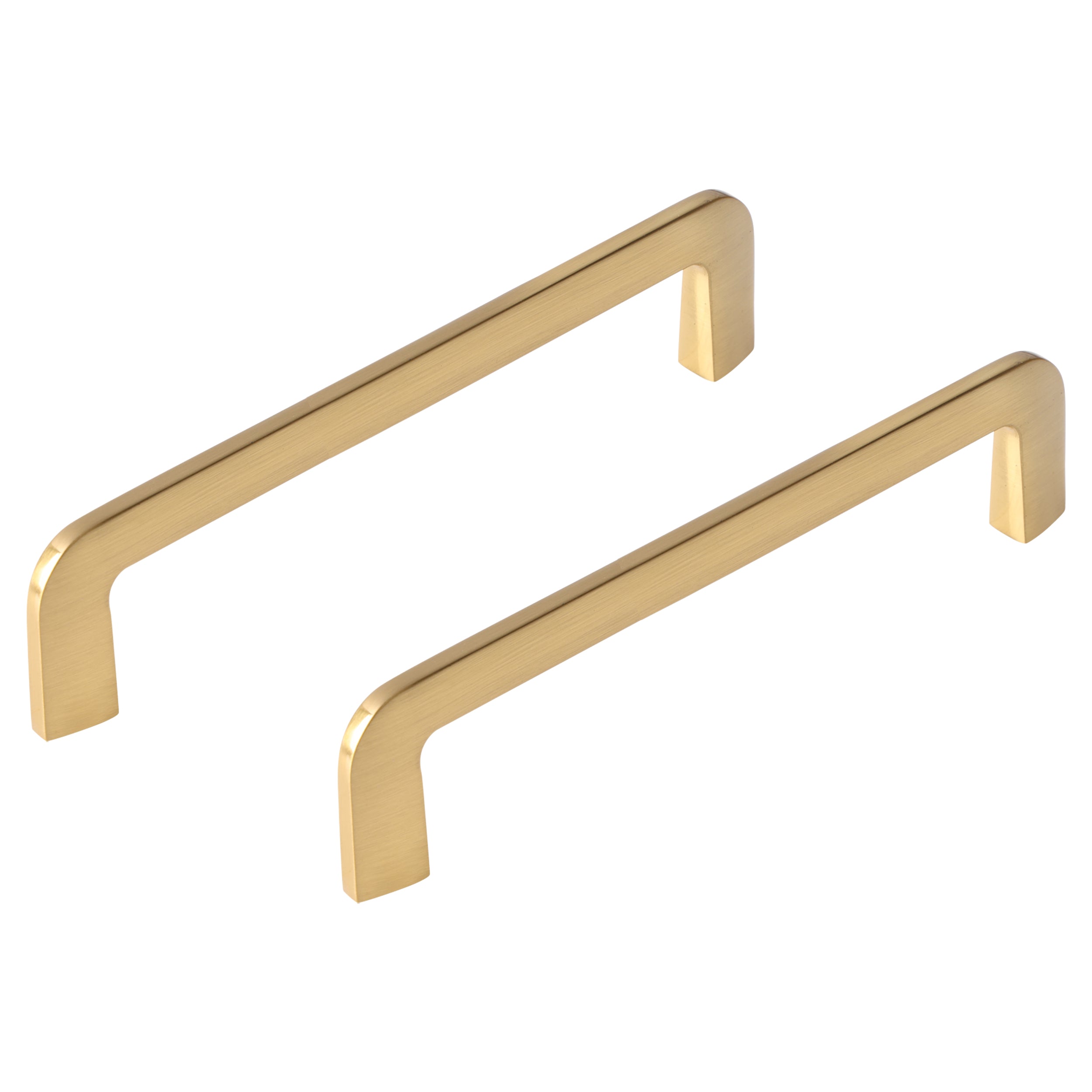 Differnz Rotterdam geborsteld goud Zink Hartafstand 128 mm 2 stuks