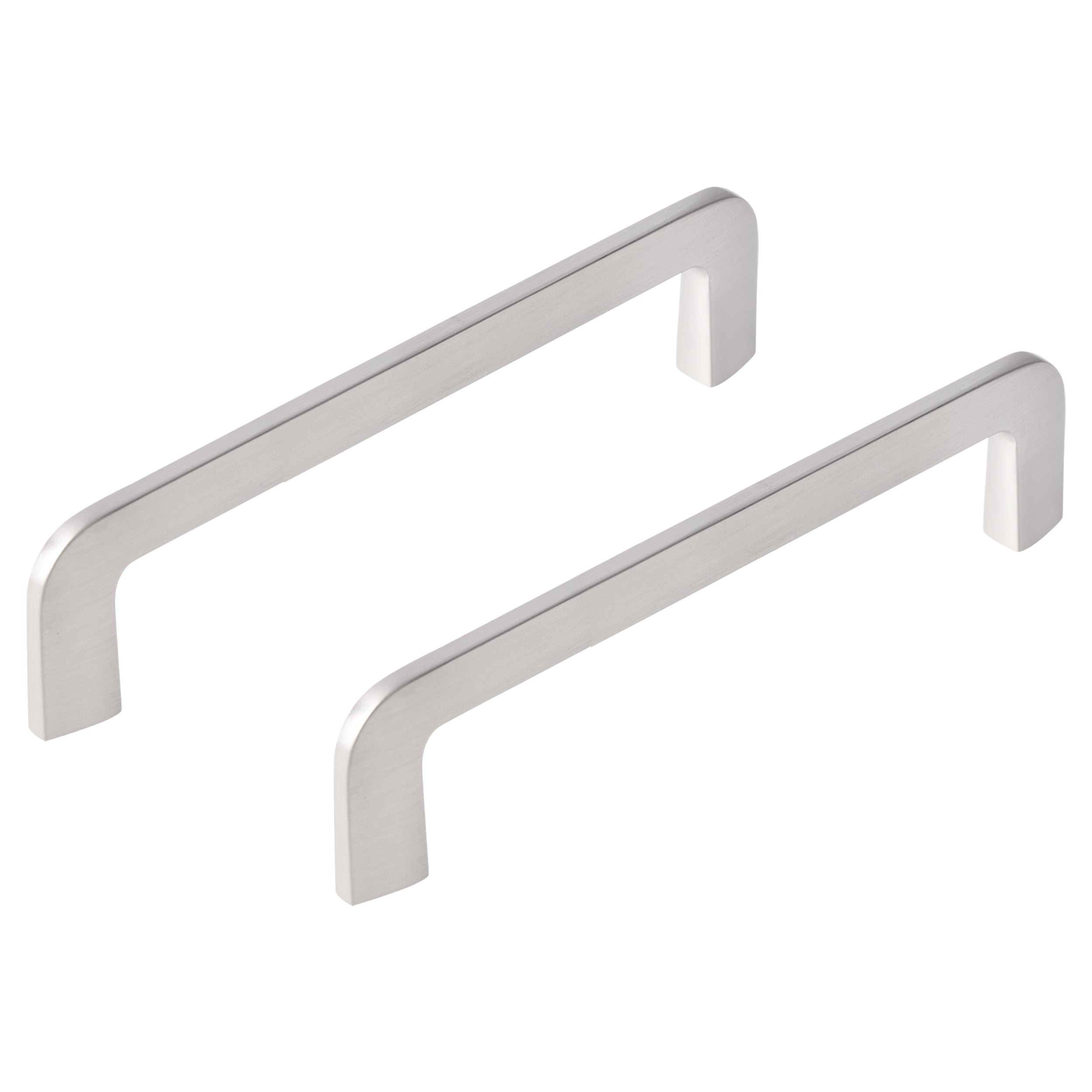 Differnz Rotterdam mat chroom Zink Hartafstand 128 mm 2 stuks