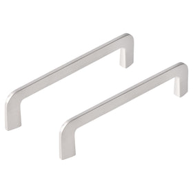 Differnz Rotterdam mat chroom Zink Hartafstand 128 mm 2 stuks