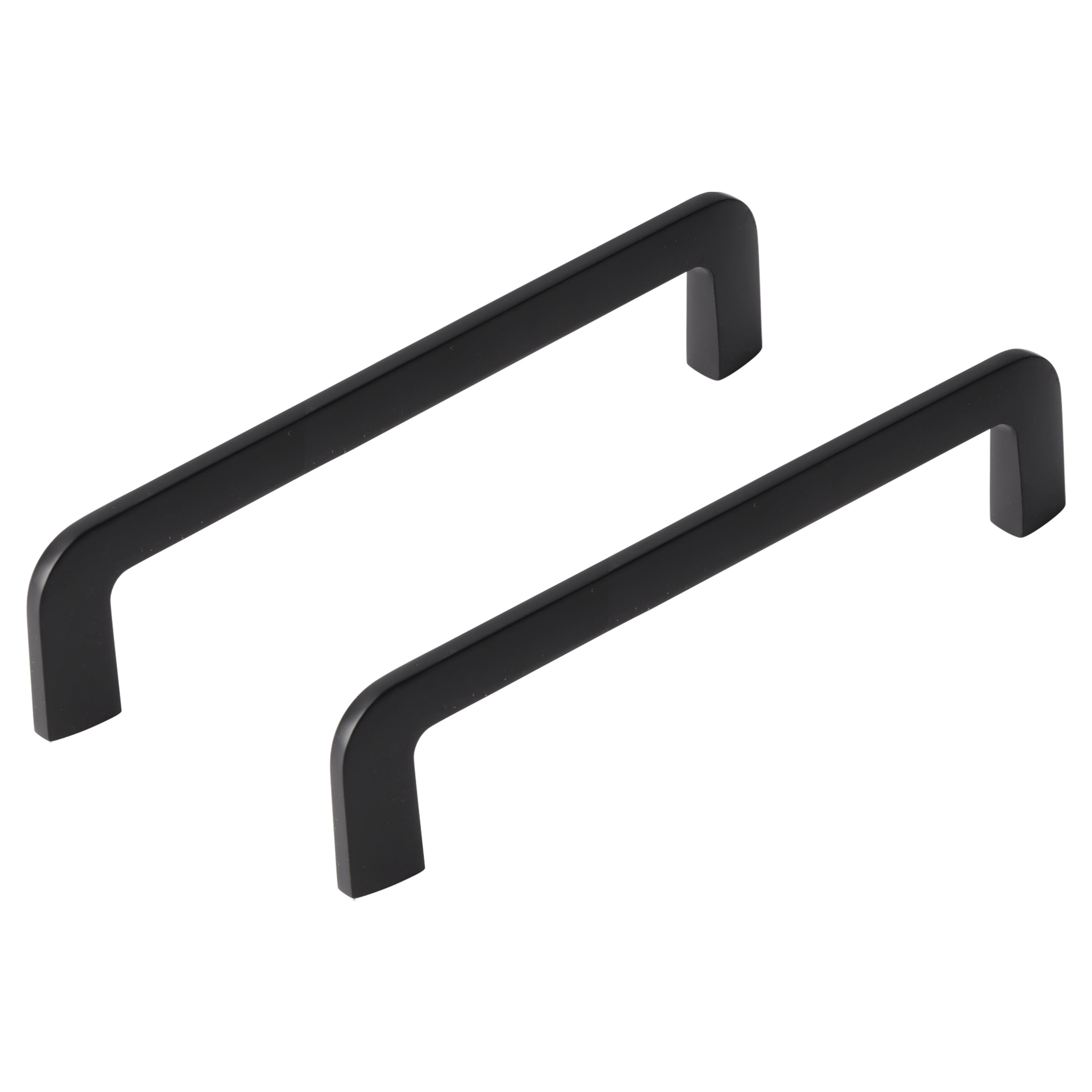 Differnz Rotterdam mat zwart Zink Hartafstand 128 mm 2 stuks