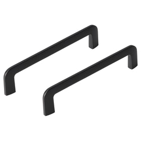 Differnz Rotterdam mat zwart Zink Hartafstand 128 mm 2 stuks