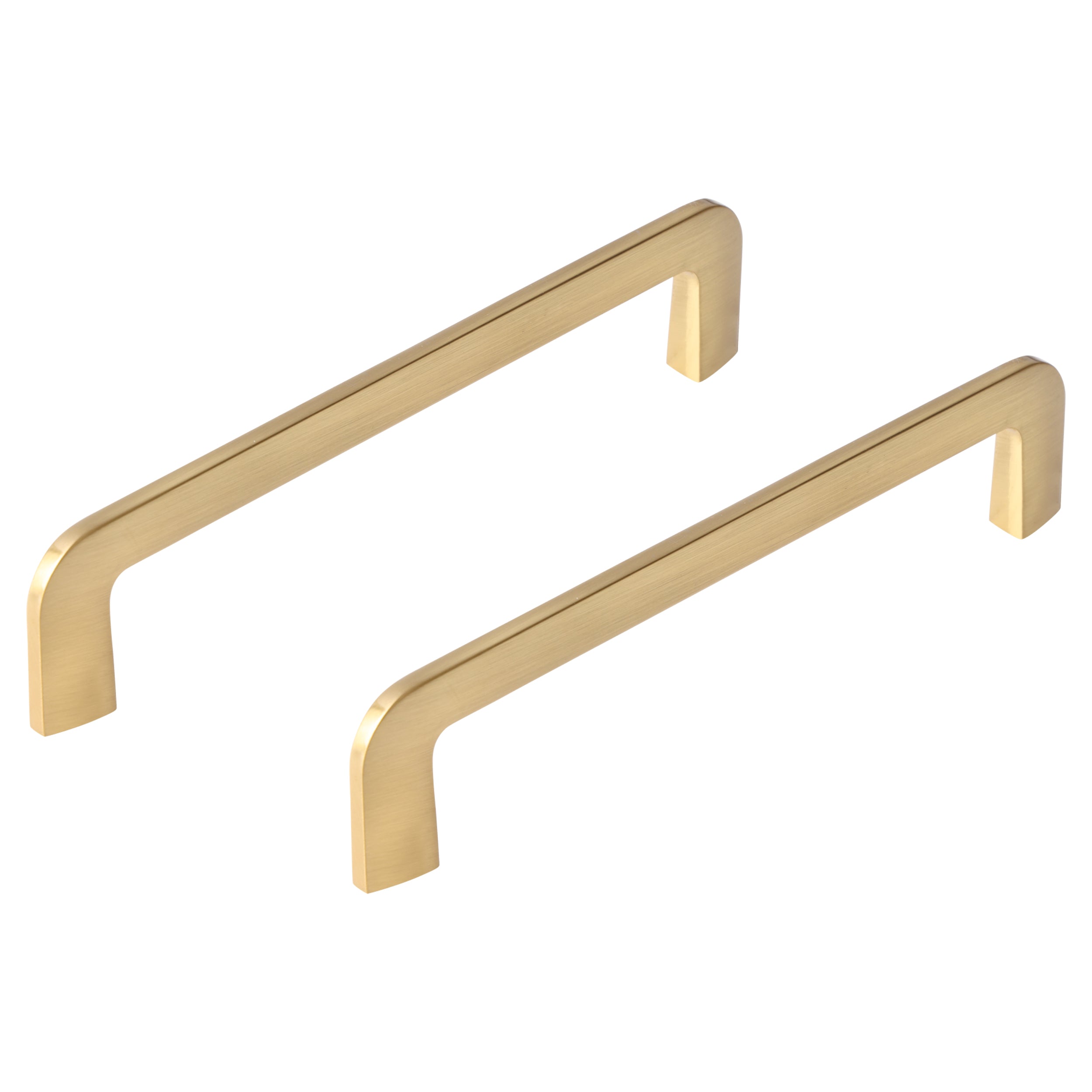 Differnz Rotterdam geborsteld goud Zink Hartafstand 160 mm 2 stuks