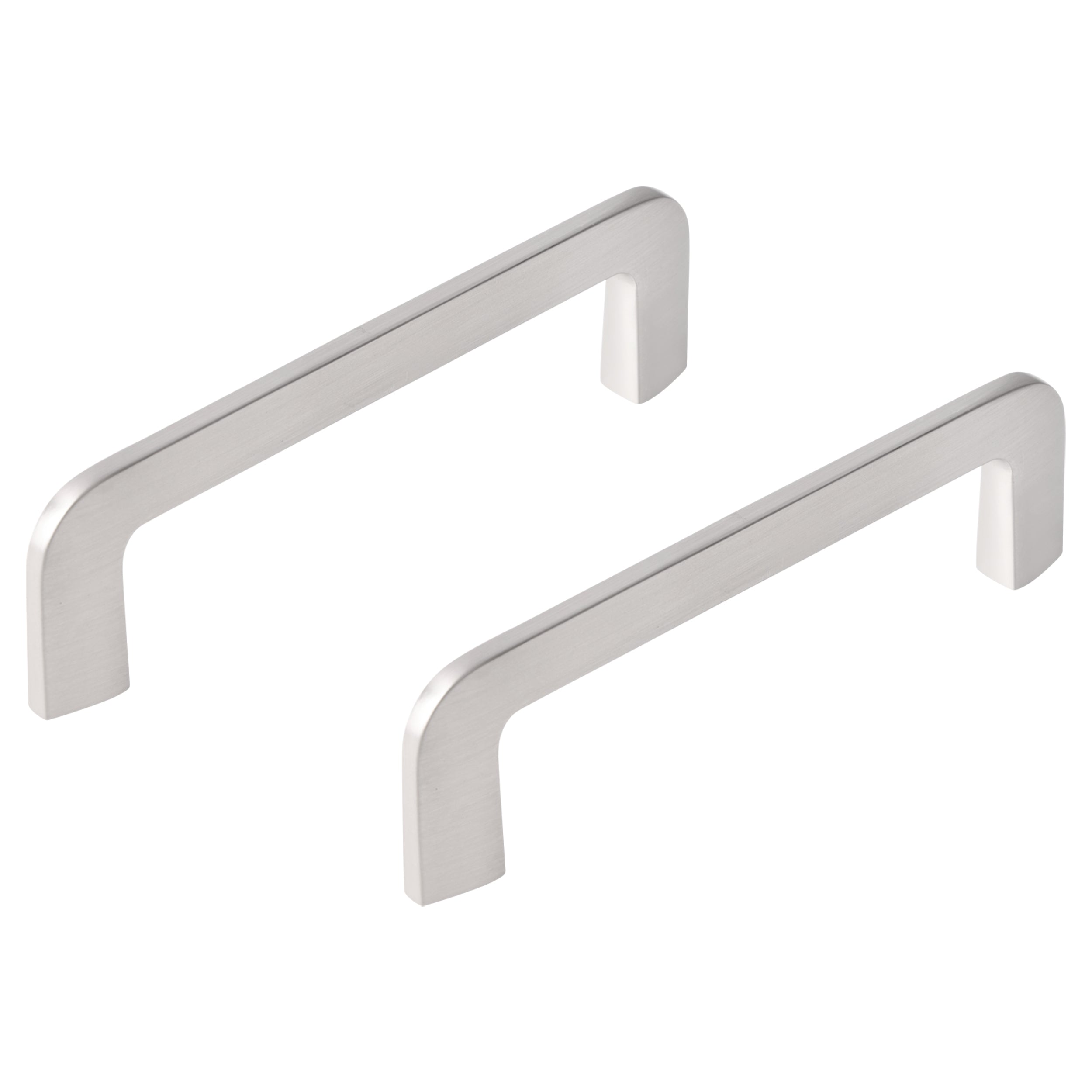 Differnz Rotterdam mat chroom Zink Hartafstand 96 mm 2 stuks