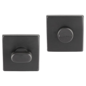 Differnz Signature Serie vierkante rozet WC gun metal