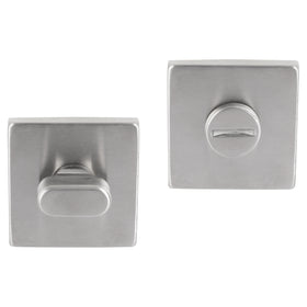Differnz Signature Serie vierkante rozet WC Satijnchroom