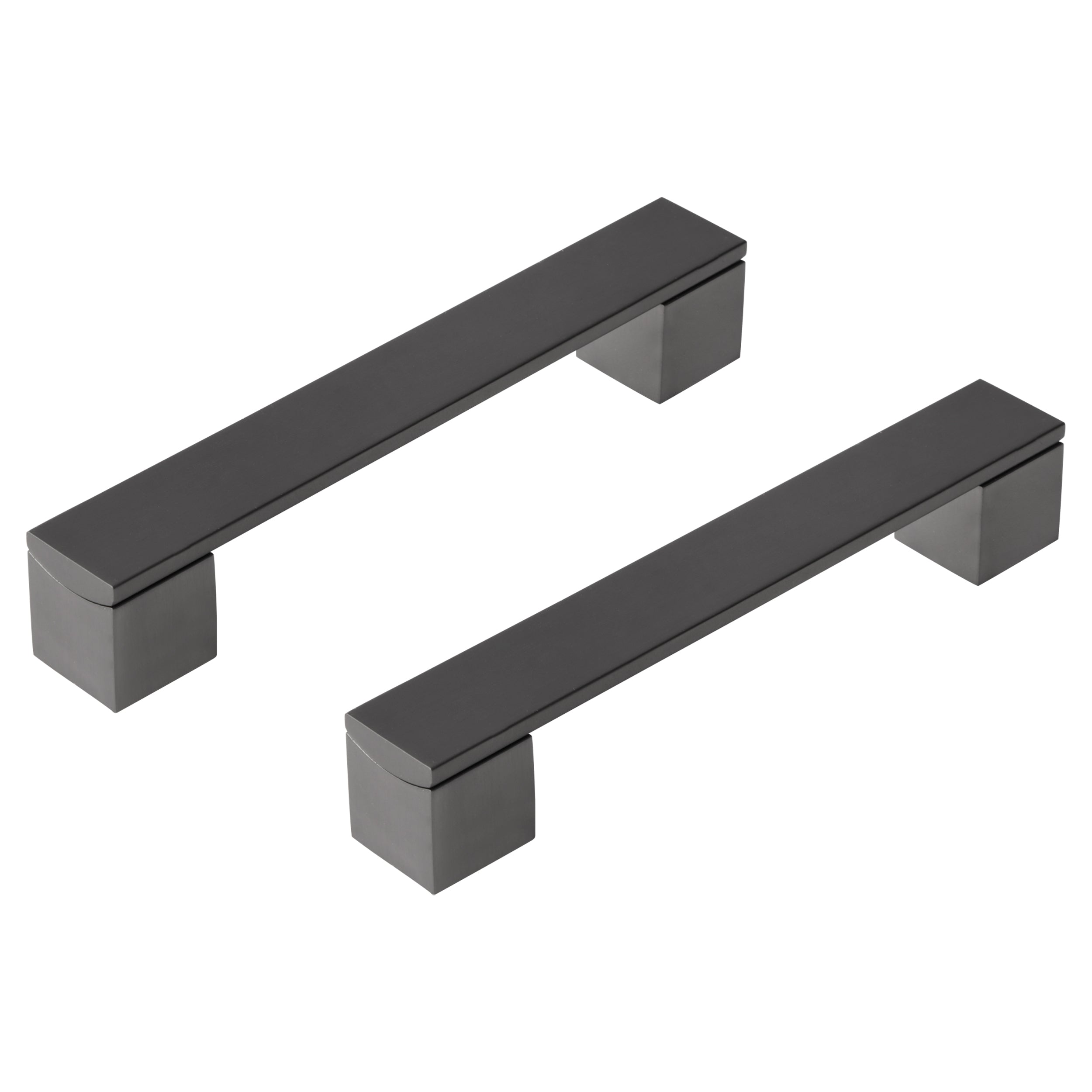 Differnz Tilburg gun metal Zink Hartafstand 128 mm 2 stuks