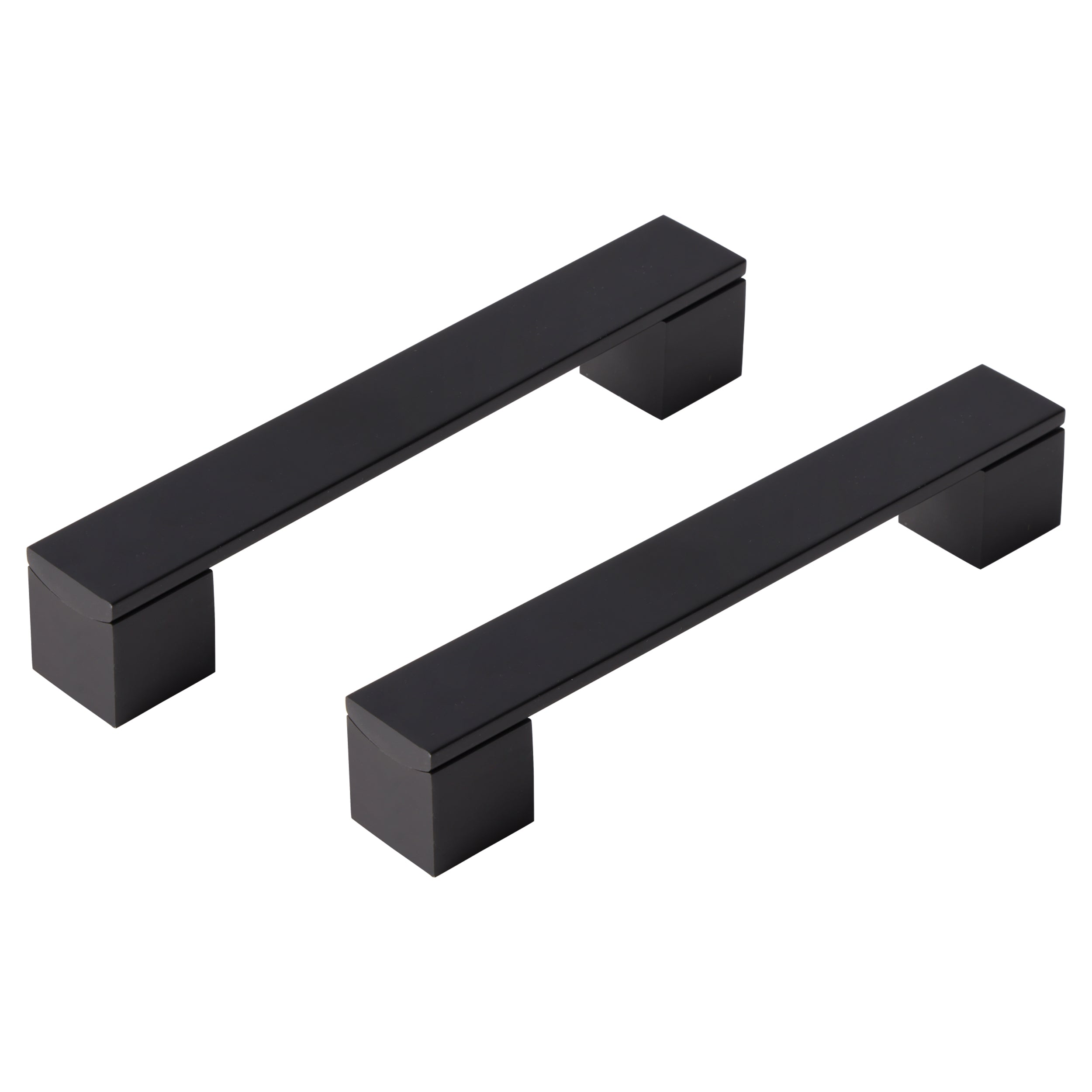 Differnz Tilburg mat zwart Aluminium Hartafstand 128 mm 2 stuks