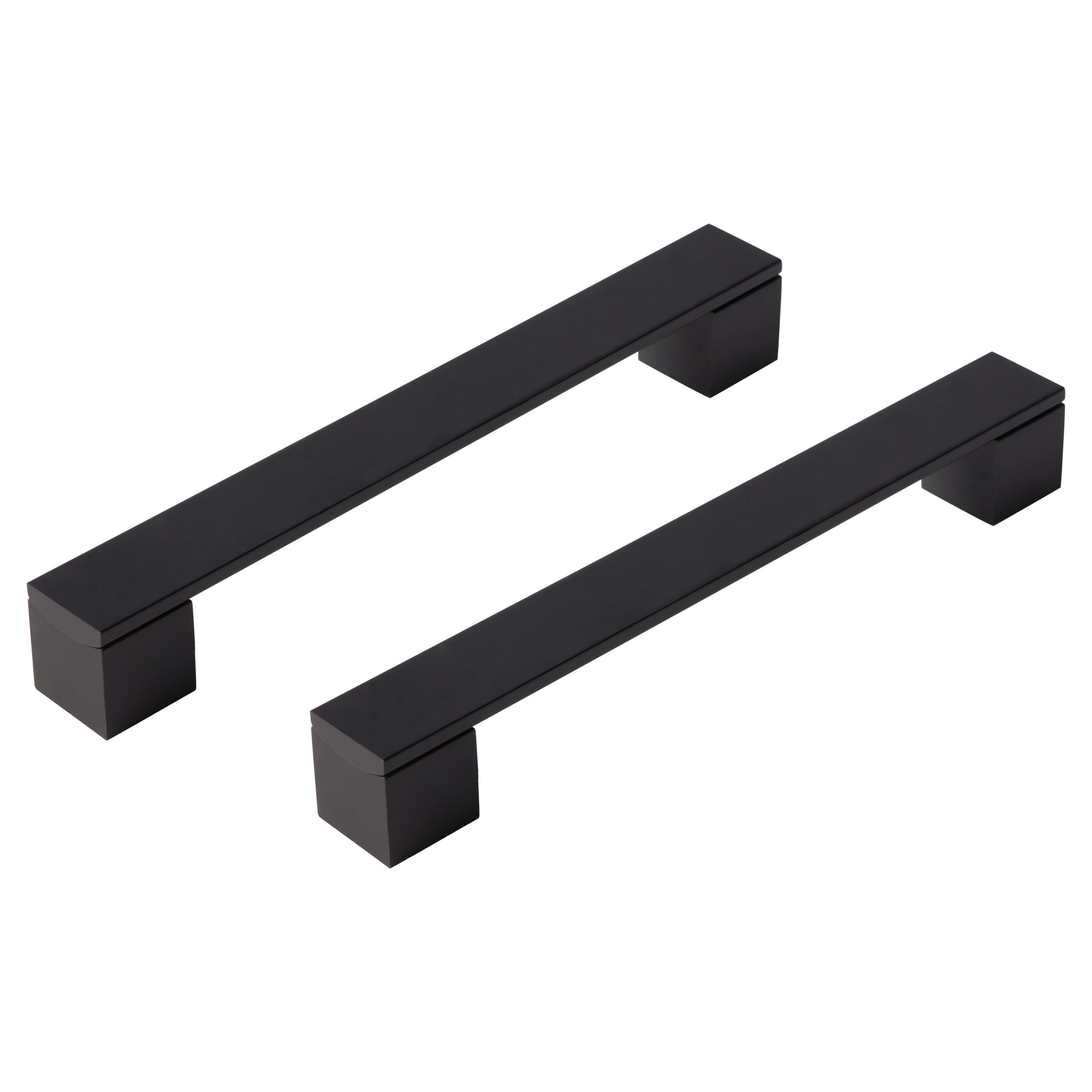 Differnz Tilburg mat zwart Aluminium Hartafstand 160 mm 2 stuks